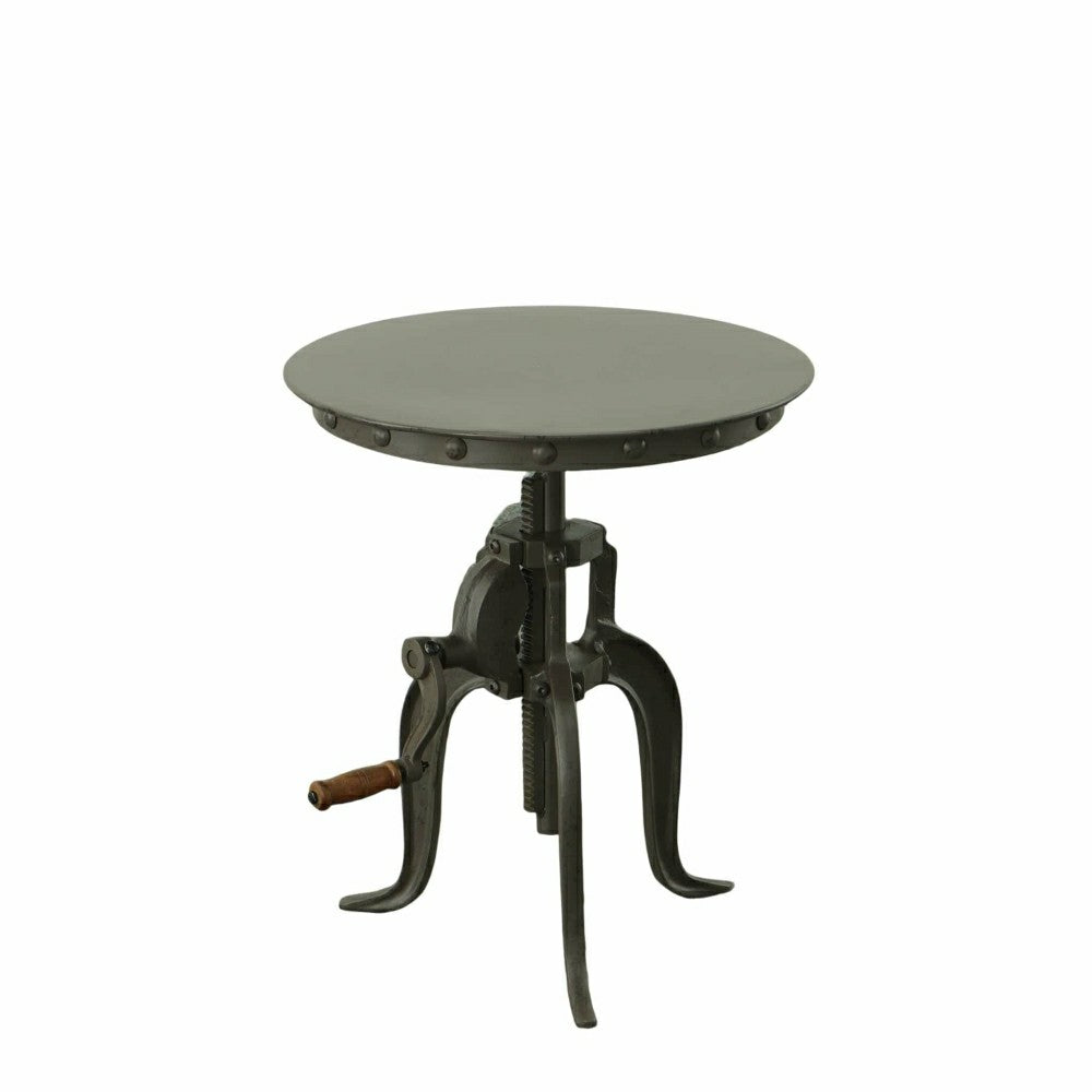 Regan Adjustable Accent Table, Industrial | Plow & Hearth
