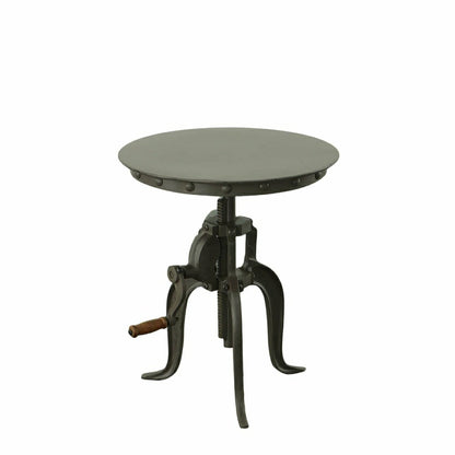 Regan Adjustable Accent Table, Industrial | Plow & Hearth