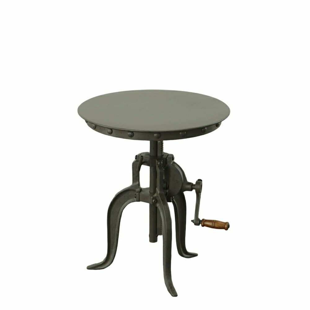 Regan Adjustable Accent Table, Industrial | Plow & Hearth
