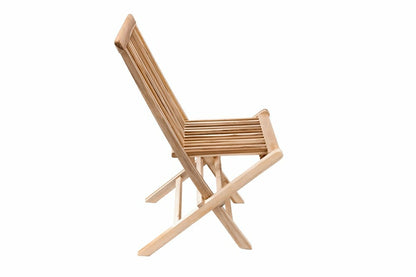 Telluride Teak Outdoor Patio Folding Chair | Plow & Hearth