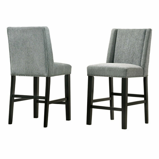 Upholstered Chair-Style 24" Counter Stools, Set of 2 | Plow & Hearth