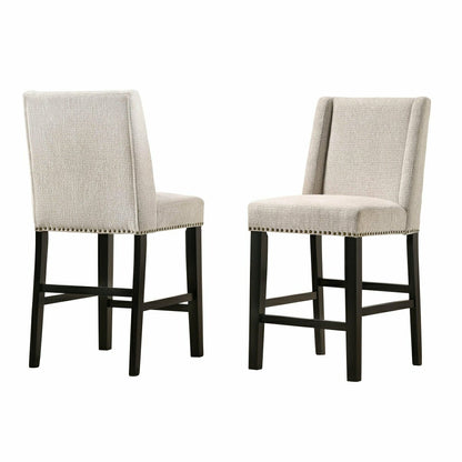 Upholstered Chair-Style 24" Counter Stools, Set of 2 | Plow & Hearth