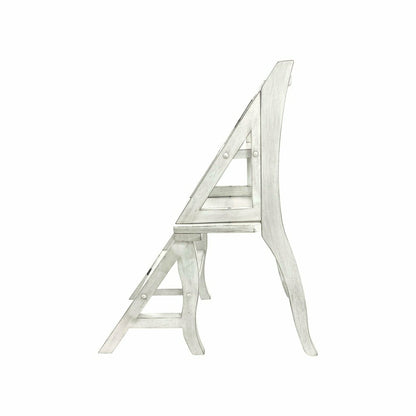 Folding Library Chair, Antique White | Plow & Hearth