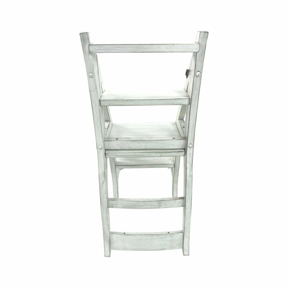 Folding Library Chair, Antique White | Plow & Hearth