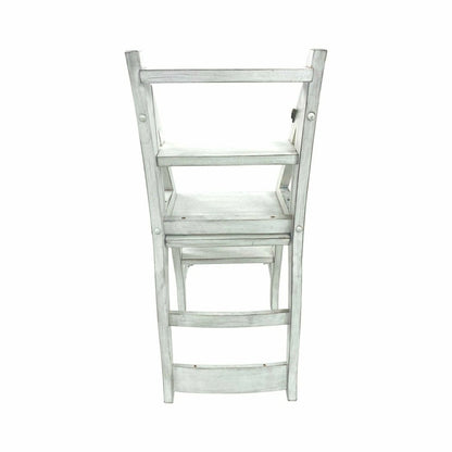 Folding Library Chair, Antique White | Plow & Hearth