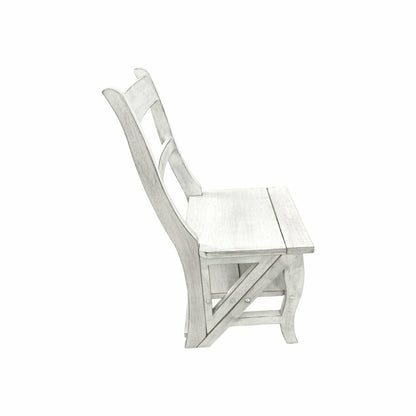 Folding Library Chair, Antique White | Plow & Hearth