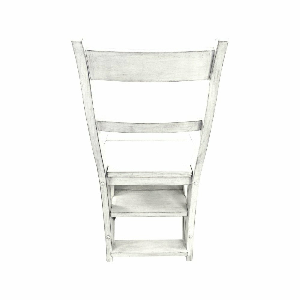 Folding Library Chair, Antique White | Plow & Hearth