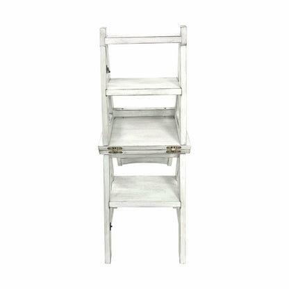 Folding Library Chair, Antique White | Plow & Hearth