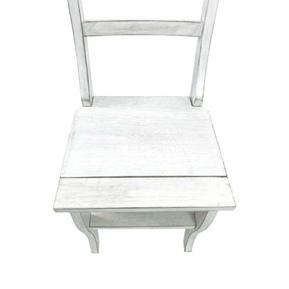 Folding Library Chair, Antique White | Plow & Hearth