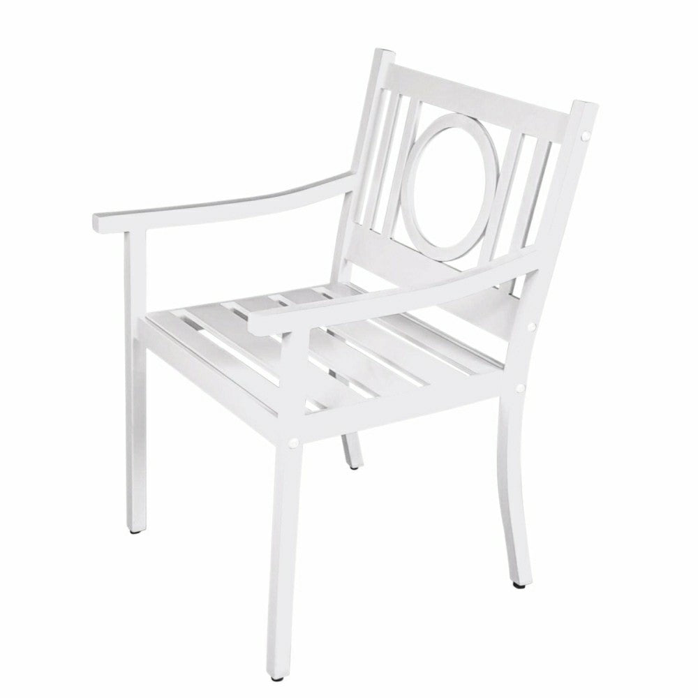 Grammercy Outdoor Chair, White | Plow & Hearth