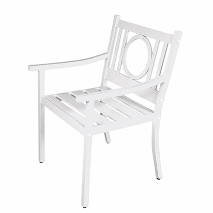 Grammercy Outdoor Chair, White | Plow & Hearth