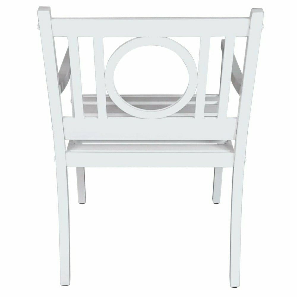 Grammercy Outdoor Chair, White | Plow & Hearth