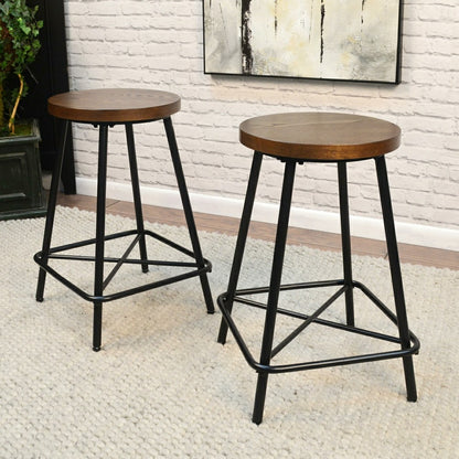Farmhouse Counter Stools, Set of 2 | Plow & Hearth
