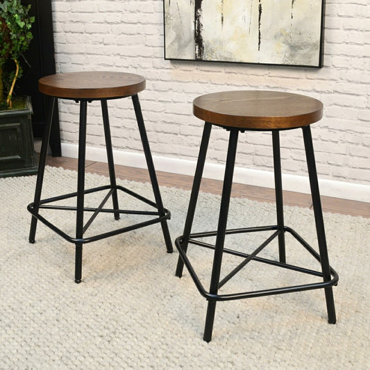Farmhouse Counter Stools, Set of 2 | Plow & Hearth