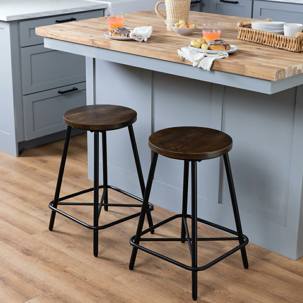 Farmhouse Counter Stools, Set of 2 | Plow & Hearth