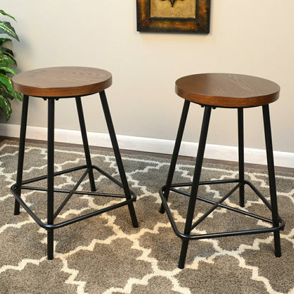 Farmhouse Counter Stools, Set of 2 | Plow & Hearth