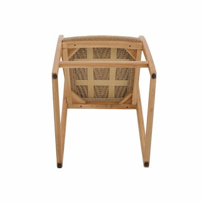Ubud Natural Teak Indoor/Outdoor Bar Stool | Plow & Hearth
