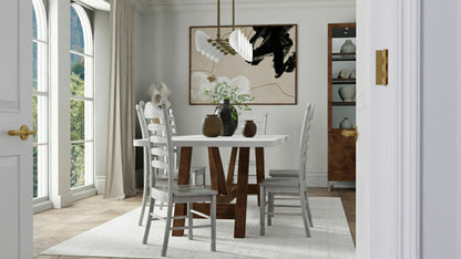 Whitman Dining Chair, Whitewash | Plow & Hearth