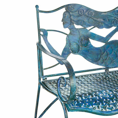 Mermaid Metal Bench | Plow & Hearth