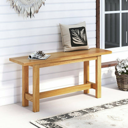 Outdoor Teak Wood Bench | Plow & Hearth