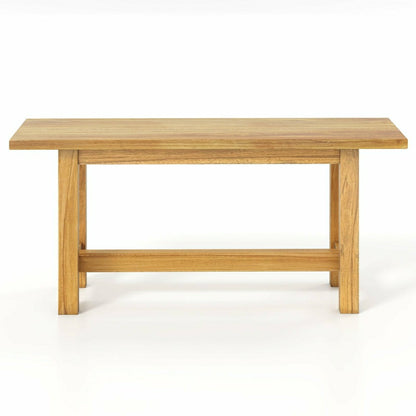 Outdoor Teak Wood Bench | Plow & Hearth