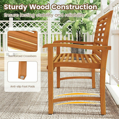 Teak Wood Outdoor Garden Bench | Plow & Hearth