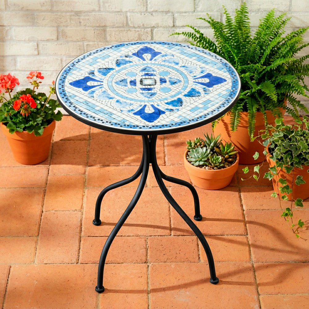 Santorini Breeze Mosaic Bistro Table | Plow & Hearth