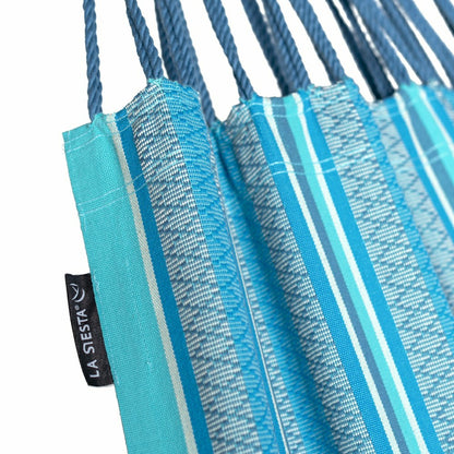 Habana Azure - Organic Cotton Comfort Hammock Chair | Plow & Hearth
