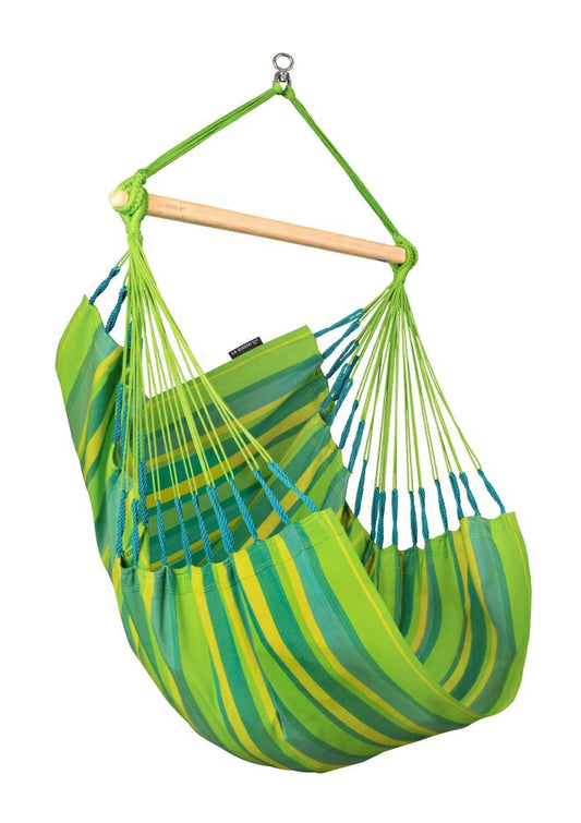 Domingo Lime - Weather-Resistant Basic Hammock Chair | Plow & Hearth