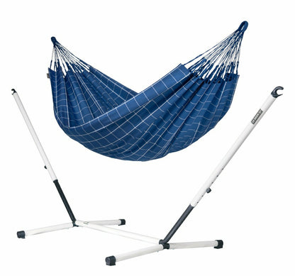 Nautico Cool Grey Outdoor Marine - Weather-Resistant Kingsize Hammock  | Plow & Hearth