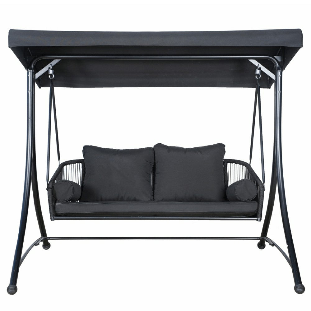 East Green Ramona Patio Swing with Canopy Stand | Plow & Hearth