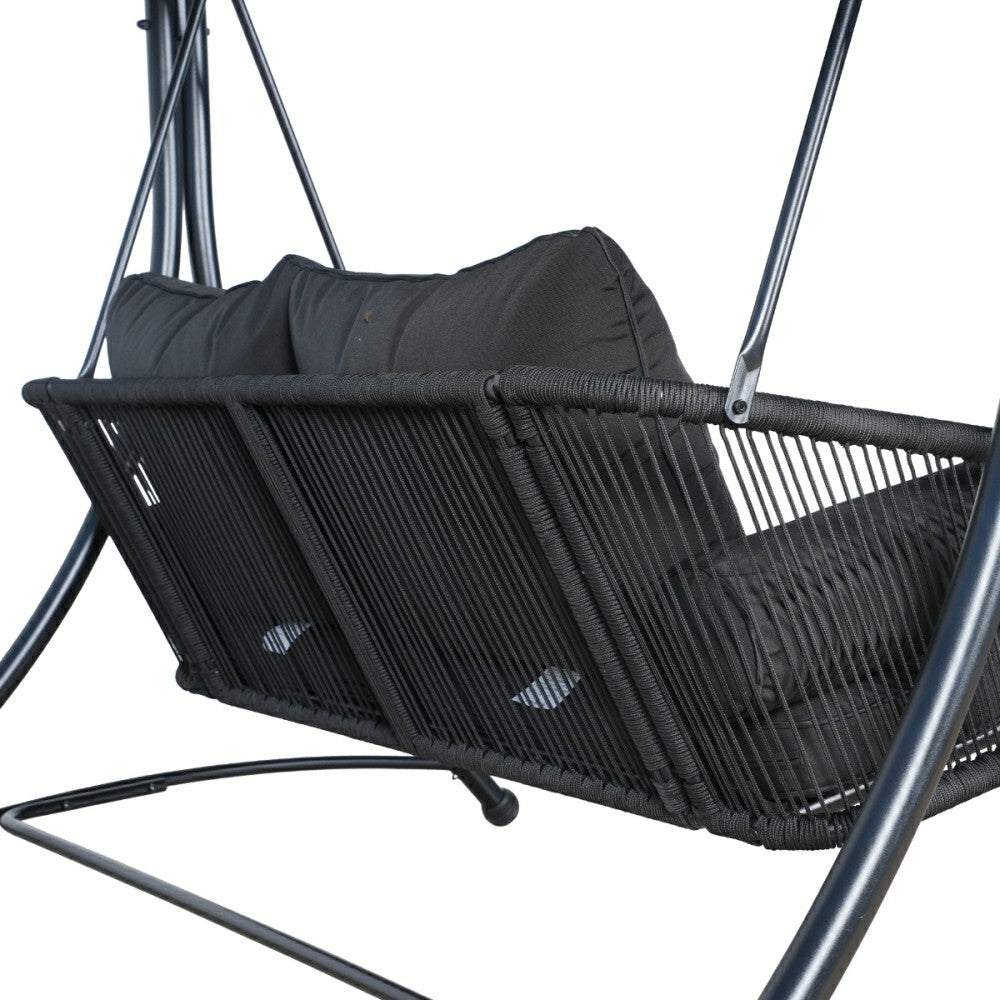 East Green Ramona Patio Swing with Canopy Stand | Plow & Hearth