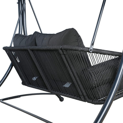 East Green Ramona Patio Swing with Canopy Stand | Plow & Hearth