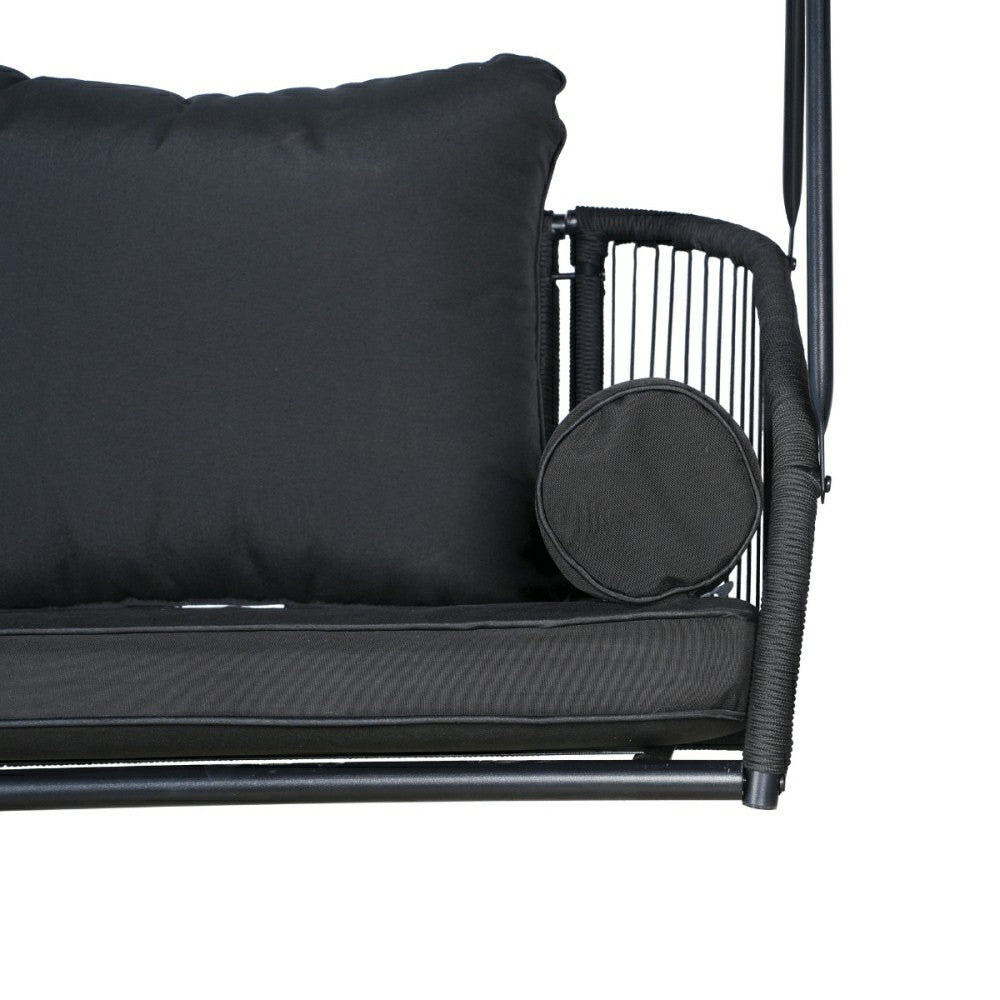 East Green Ramona Patio Swing with Canopy Stand | Plow & Hearth