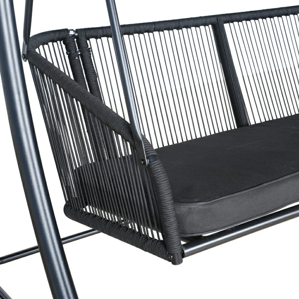 East Green Ramona Patio Swing with Canopy Stand | Plow & Hearth
