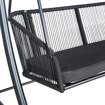 East Green Ramona Patio Swing with Canopy Stand | Plow & Hearth