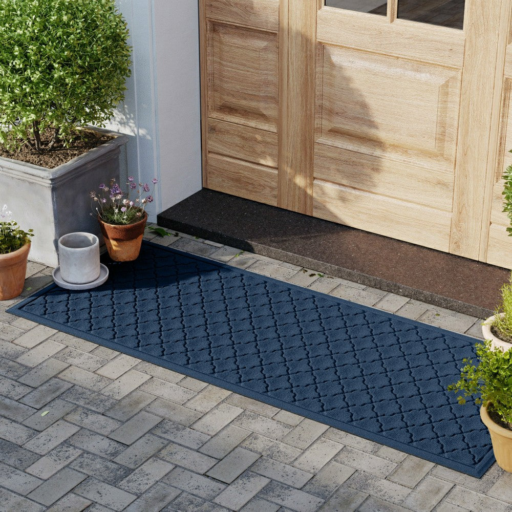 WaterHog® Indoor/Outdoor Geometric Doormat, 3' x 7' | Plow & Hearth