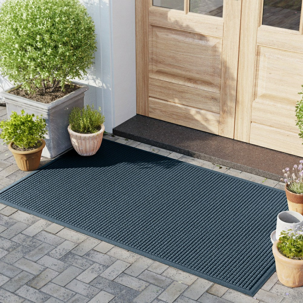 WaterHog® Indoor/Outdoor Cubes Doormat, 4' x 6' | Plow & Hearth