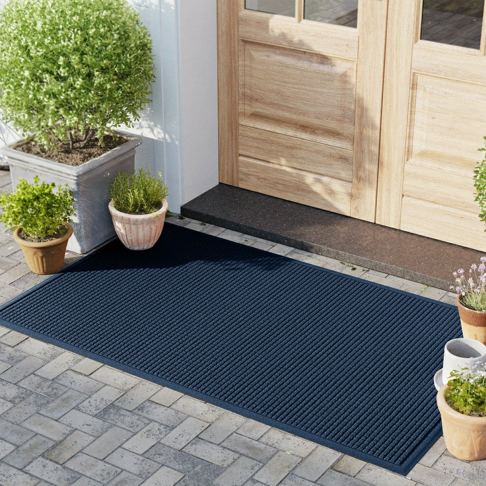 WaterHog® Indoor/Outdoor Cubes Doormat, 4' x 6' | Plow & Hearth