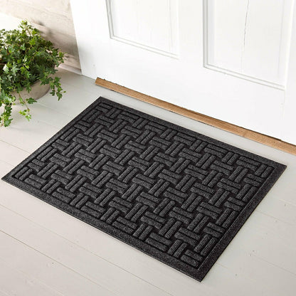 WaterHog® Basket Weave Doormat, 2' x 5' | Plow & Hearth