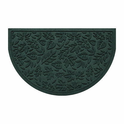 Fall Day Indoor/Outdoor Half Round Door Mat, 24"x39" | Plow & Hearth