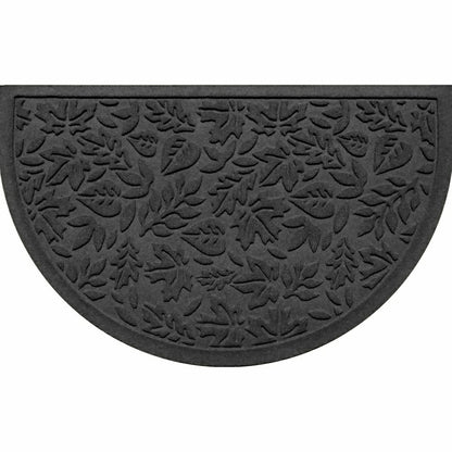 Fall Day Indoor/Outdoor Half Round Door Mat, 24"x39" | Plow & Hearth