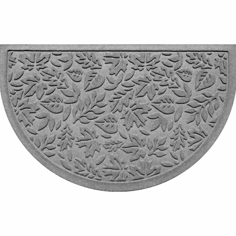 Fall Day Indoor/Outdoor Half Round Door Mat, 24"x39" | Plow & Hearth