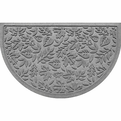 Fall Day Indoor/Outdoor Half Round Door Mat, 24"x39" | Plow & Hearth
