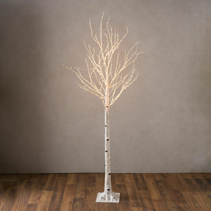 Extra Large Indoor/Outdoor Birch Tree with 750 Warm White Lights | Plow & Hearth