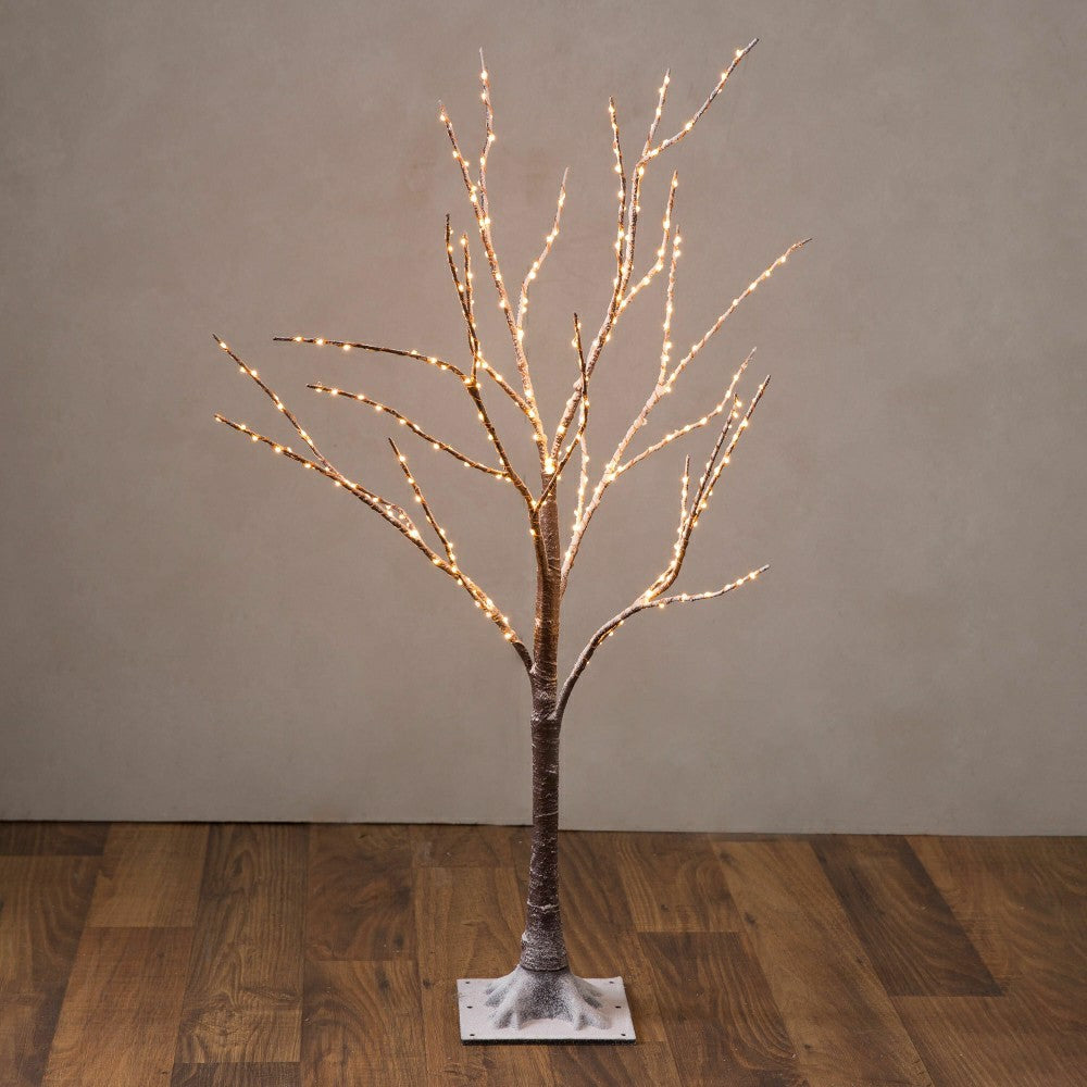 Small Indoor/Outdoor Birch Tree with 300 Warm White Lights | Plow & Hearth