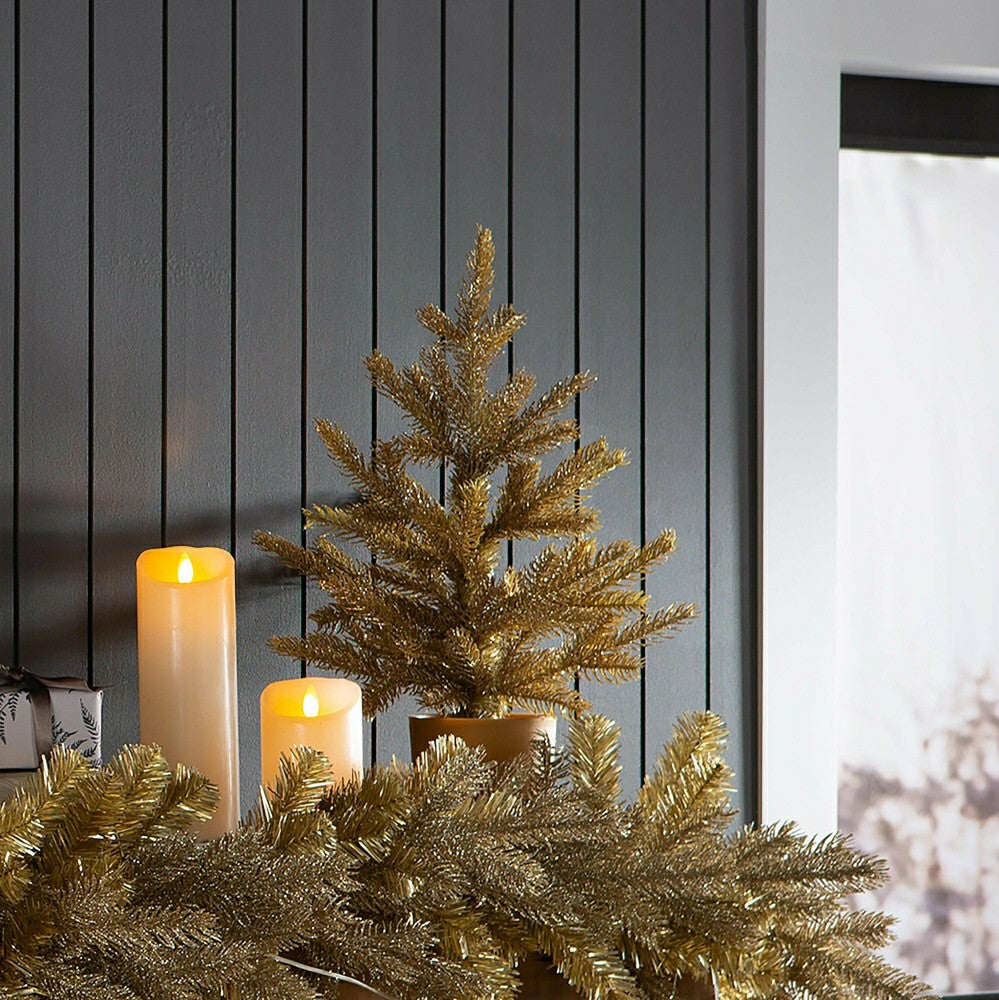 Newport Indoor/Outdoor Glitter Garland | Plow & Hearth
