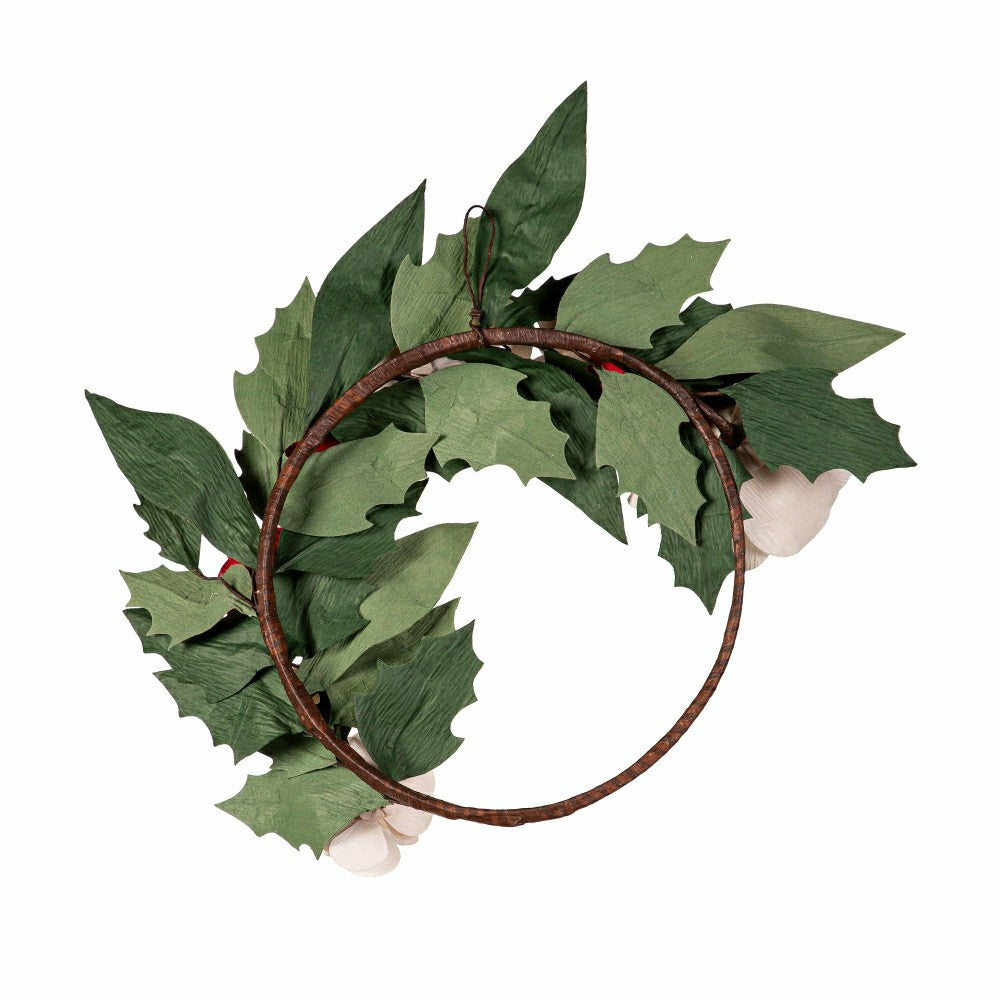 Fabric Amaryllis Wreath | Plow & Hearth