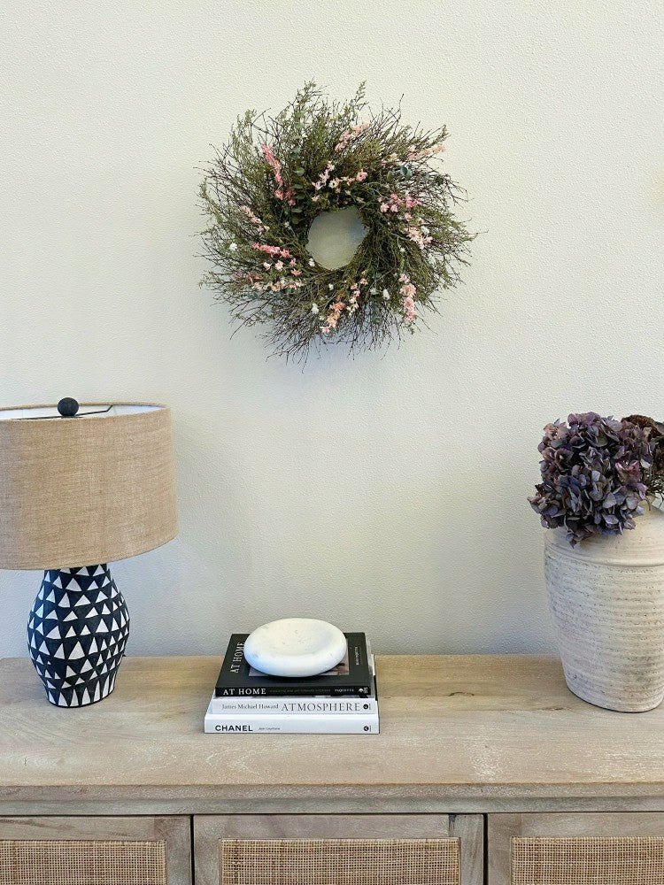 Eucalyptus and Sweet Annie Floral Dried Wreath | Plow & Hearth