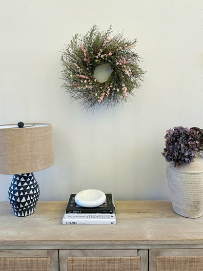 Eucalyptus and Sweet Annie Floral Dried Wreath | Plow & Hearth